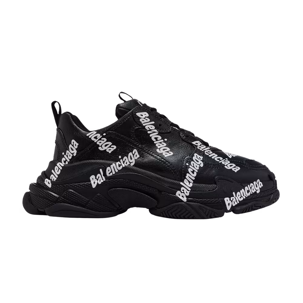 Balenciaga Triple S Logotype - Black