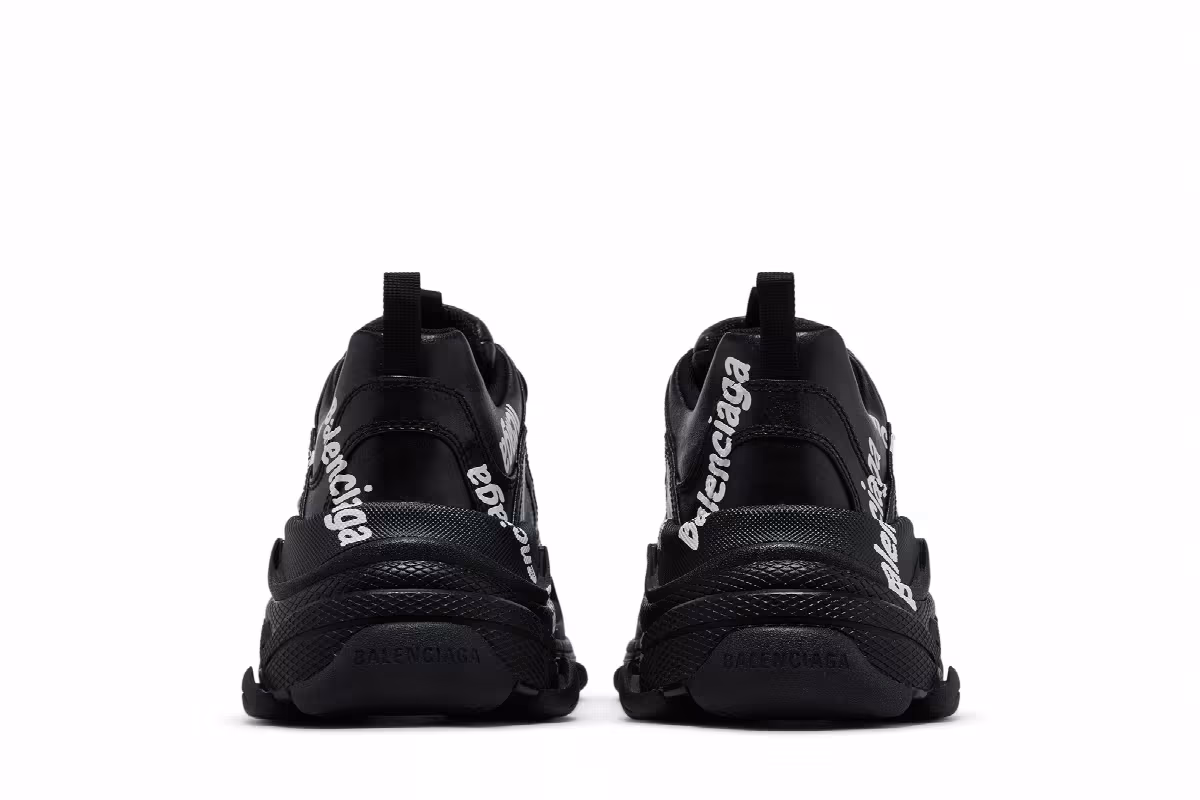Balenciaga Triple S Logotype - Black, view 7