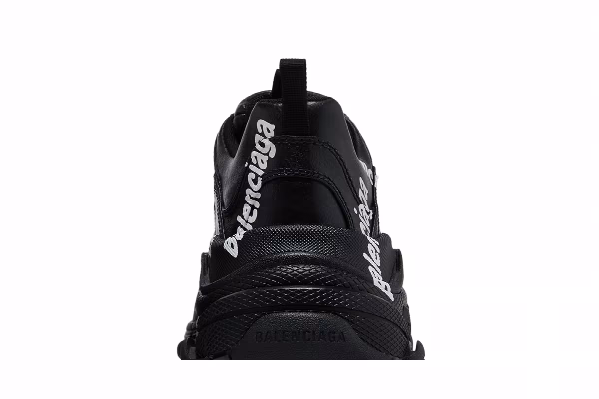 Balenciaga Triple S Logotype - Black, view 8