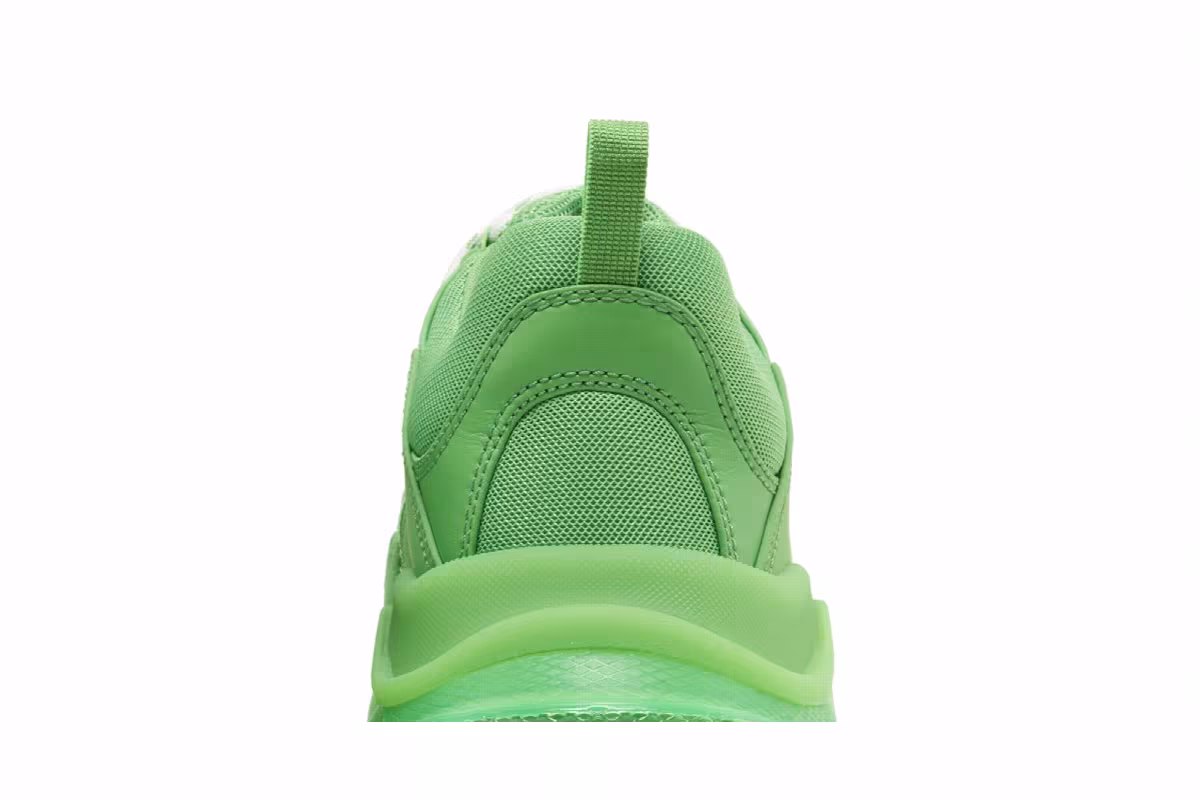 Balenciaga Triple S Sneaker Clear Sole - Green, view 8