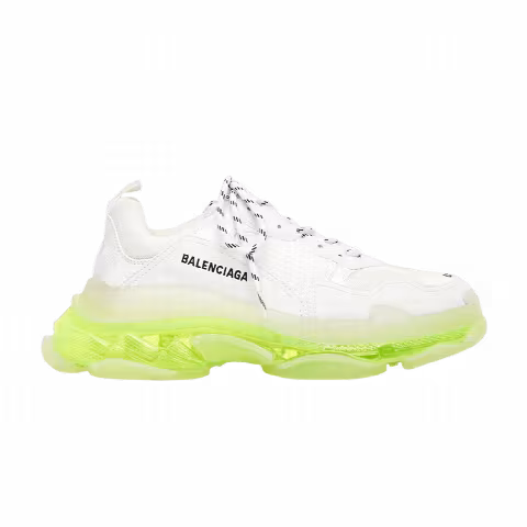 Balenciaga Triple S Sneaker 'Clear Sole - White Fluo Yellow'