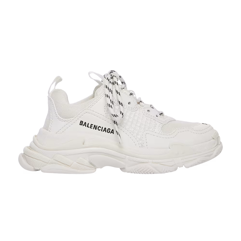 Balenciaga Triple S Sneaker Kids White