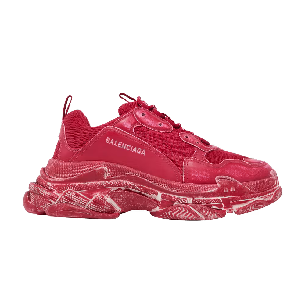 Balenciaga Triple S Sneaker Dark Red