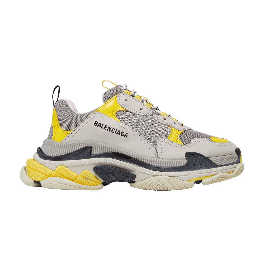 Balenciaga Triple S Sneaker Yellow Grey 2019