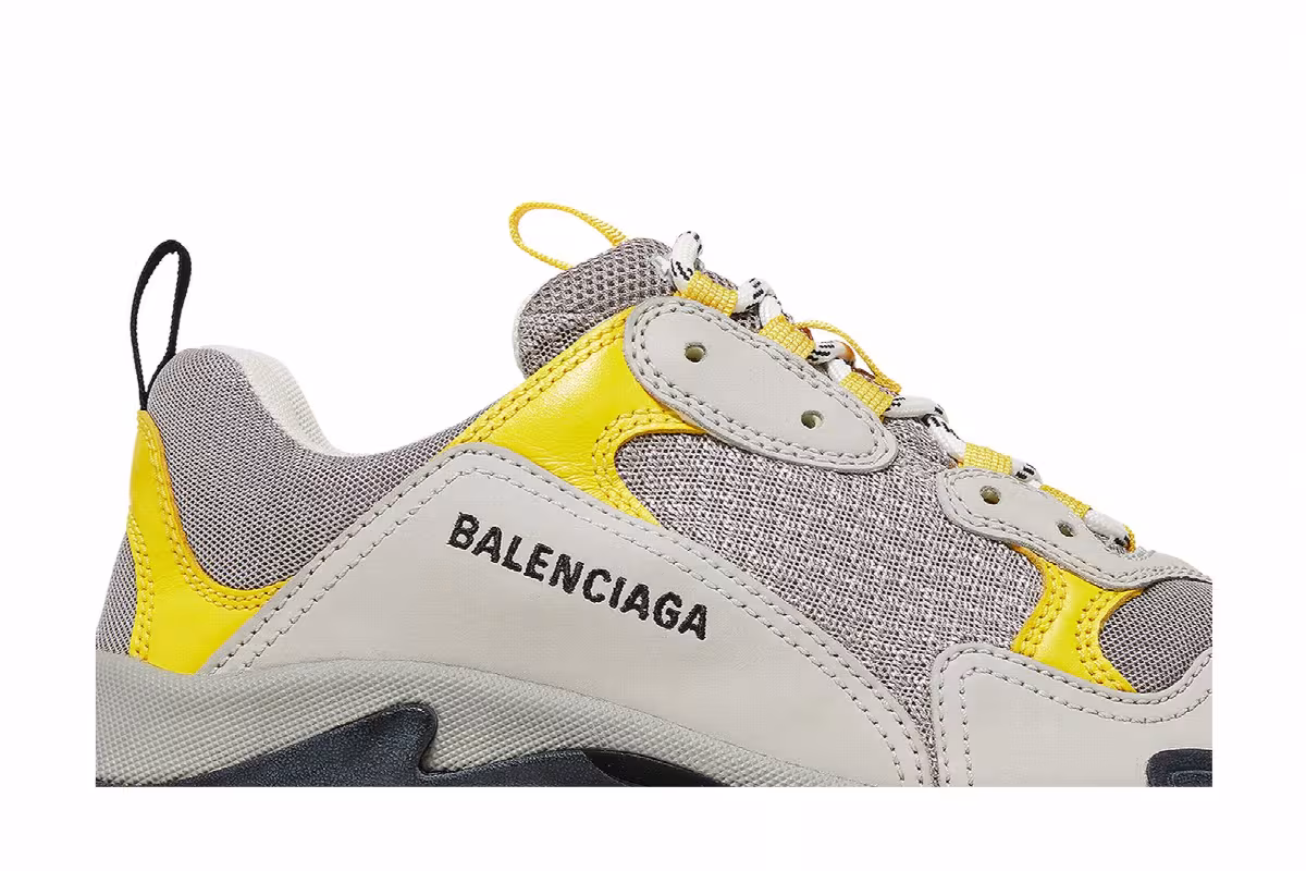 Balenciaga Triple S Sneaker Yellow Grey 2019, view 3