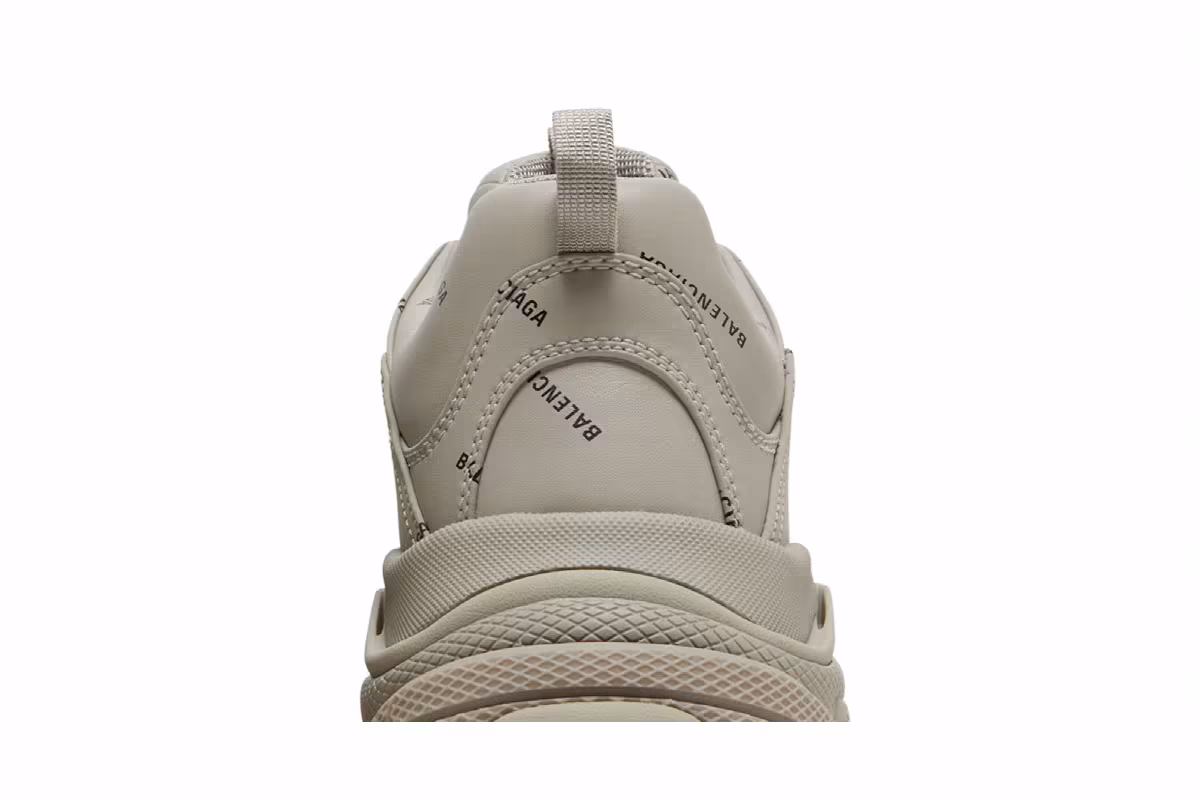 Balenciaga Triple S Sneaker Allover Logo - Beige, view 8