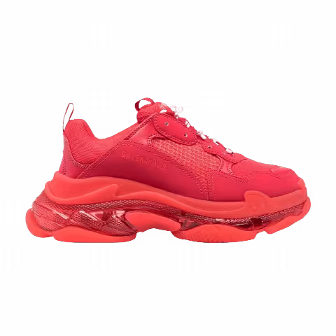 Balenciaga Triple S Sneaker 'Clear Sole - Red White Laces'