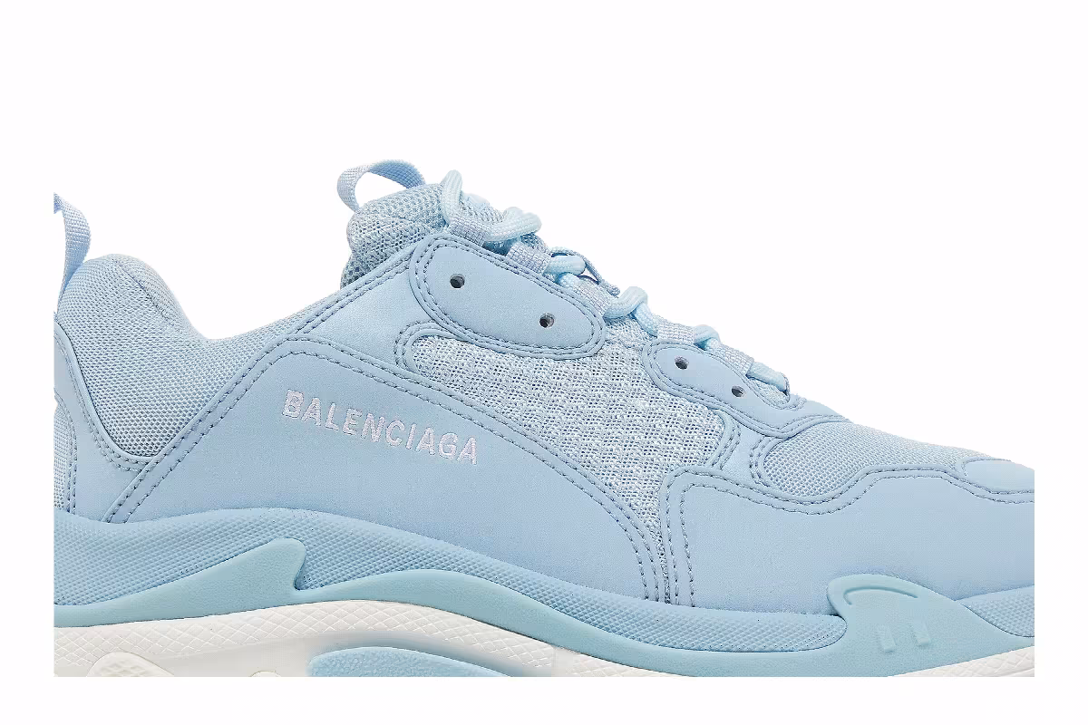Balenciaga Triple S Sneaker Light Blue, view 3