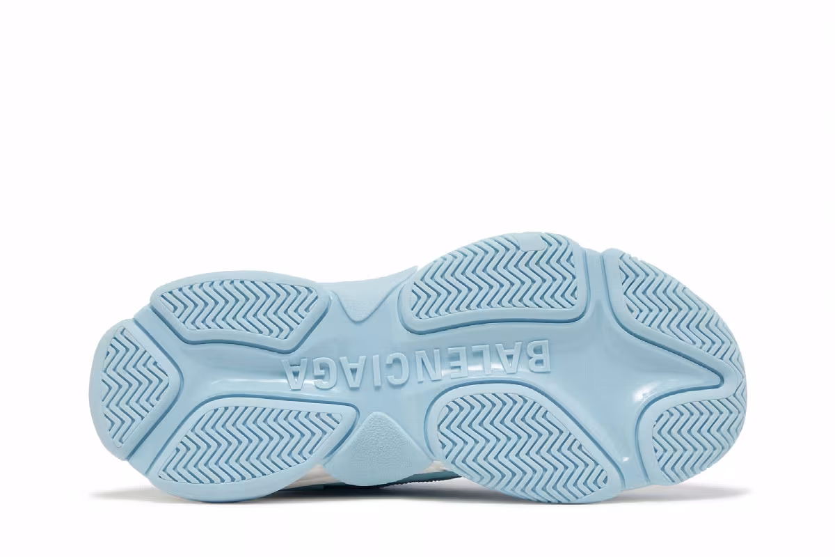 Balenciaga Triple S Sneaker Light Blue, view 5
