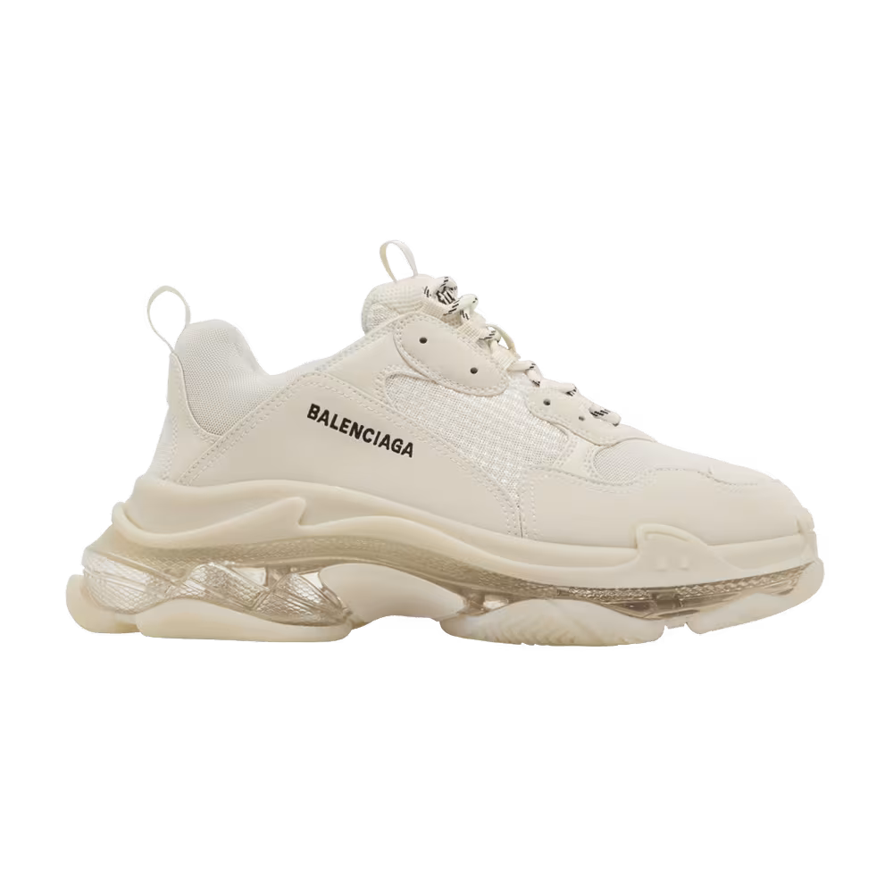 Balenciaga Triple S Sneaker Clear Sole - Beige