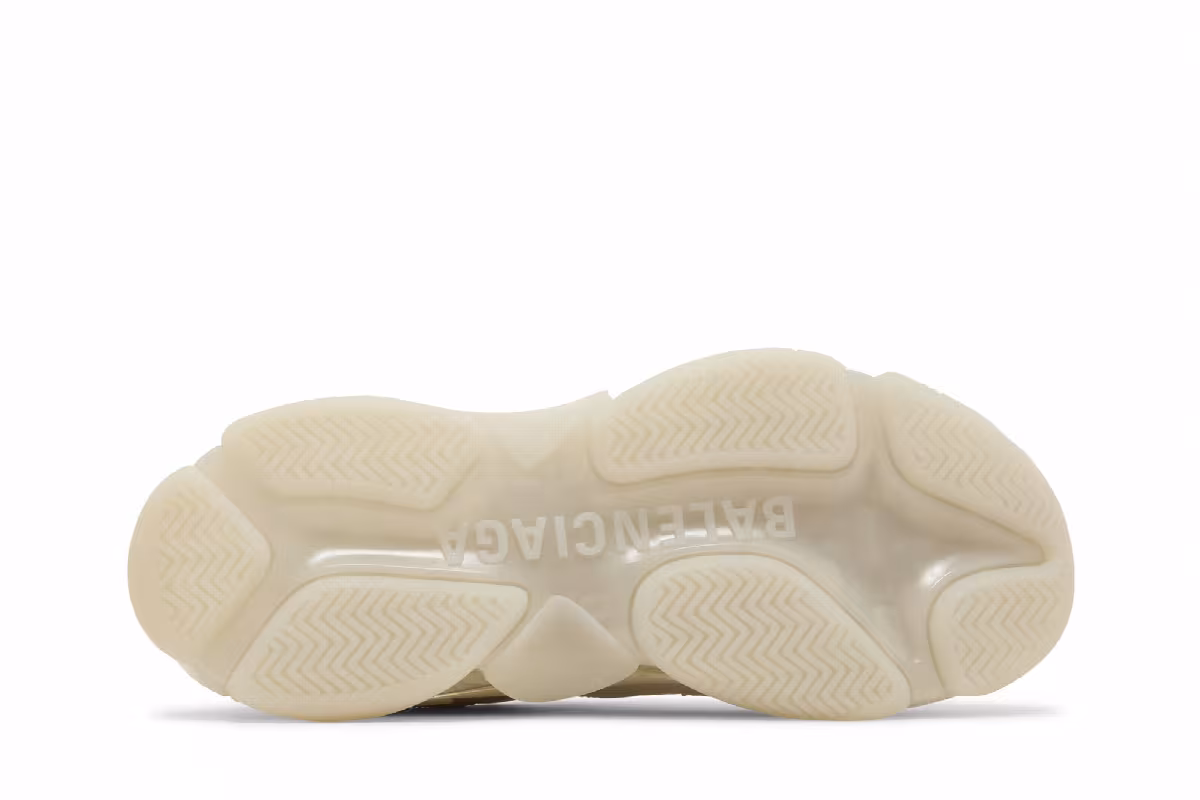 Balenciaga Triple S Sneaker Clear Sole - Beige, view 5