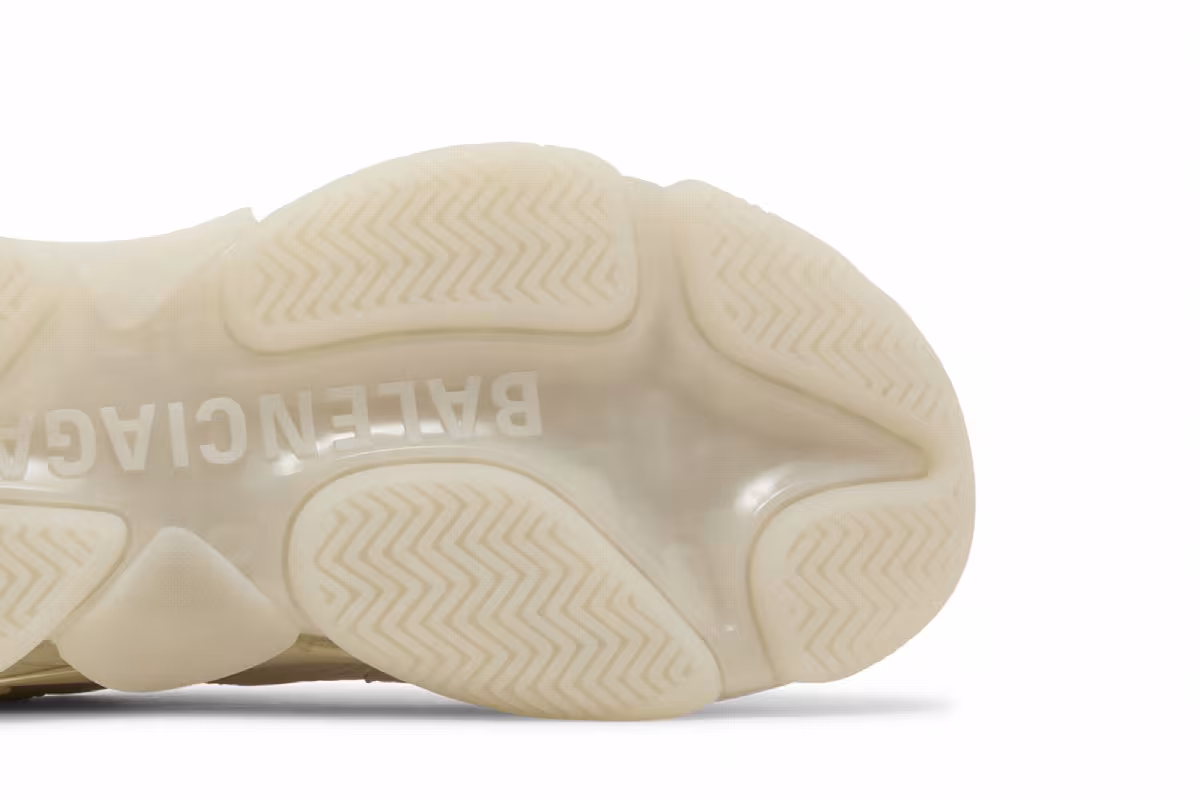 Balenciaga Triple S Sneaker Clear Sole - Beige, view 6