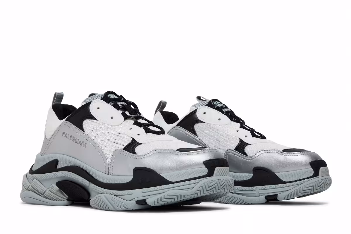 Balenciaga Triple S Sneaker Grey Silver, view 9