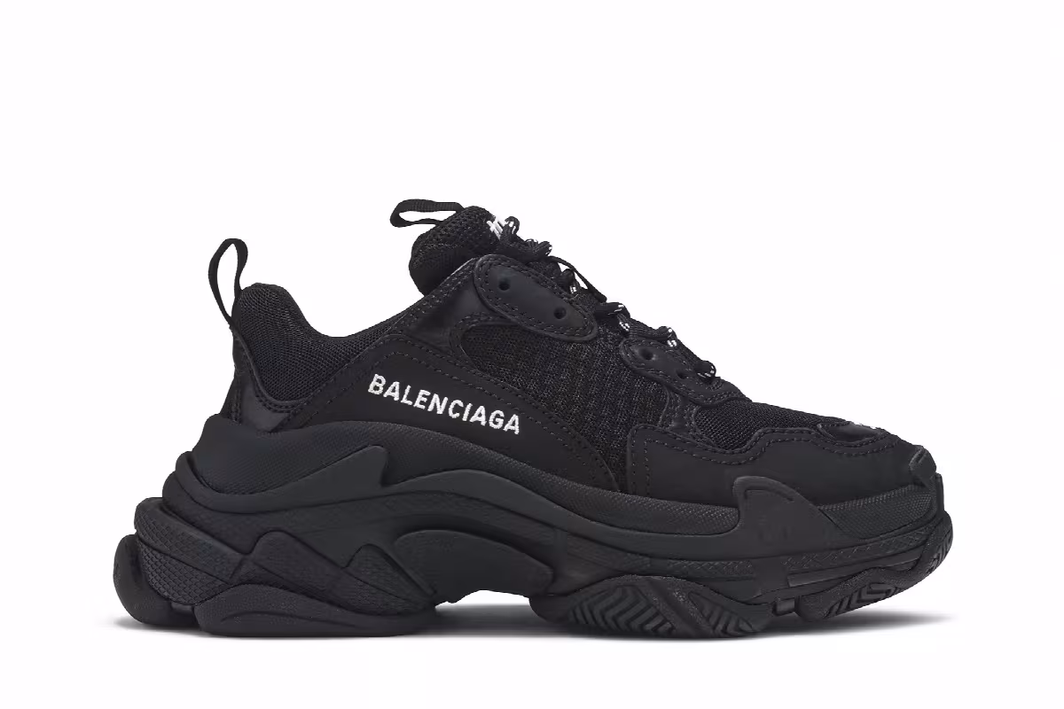 Balenciaga Women's Triple S Black 2019, view 2