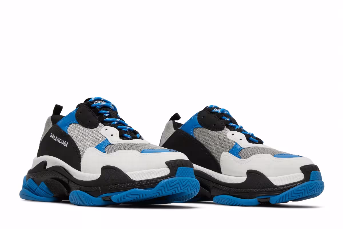 Balenciaga Triple S Sneaker Grey Blue, view 9