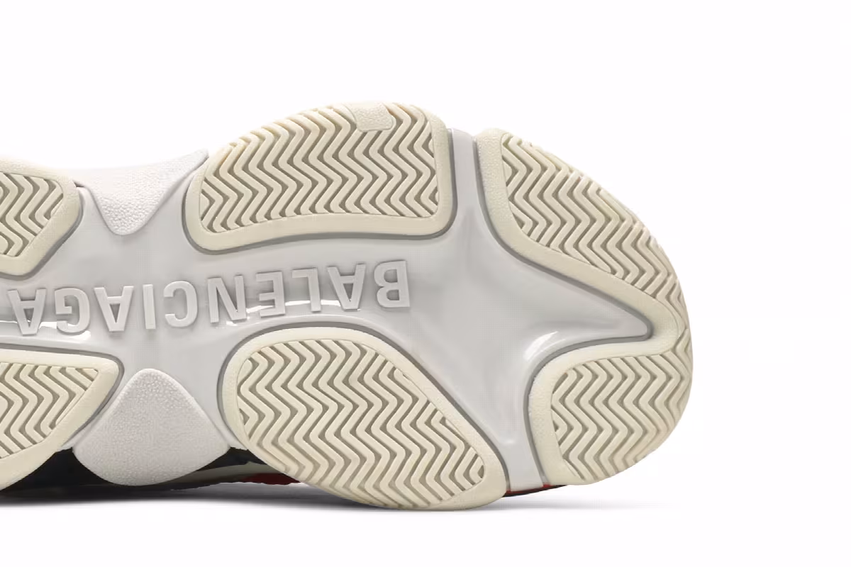 Balenciaga Women's Triple S Red, view 6