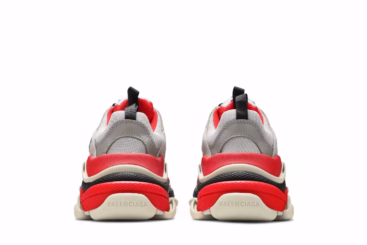 Balenciaga Women's Triple S Red, view 7