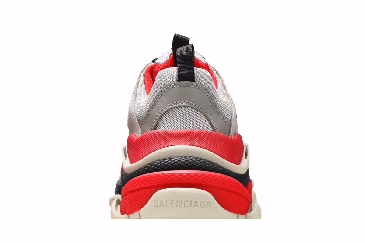Balenciaga Women's Triple S Red, view 8