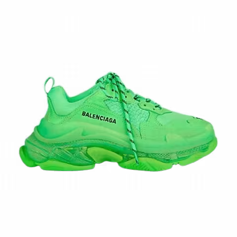 Balenciaga Wmns Triple S Sneaker 'Fluorescent Green'