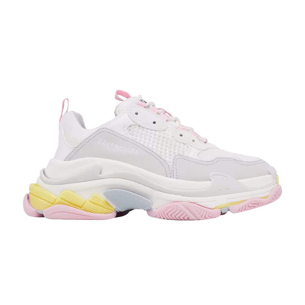 Balenciaga Women's Triple S Sneaker White Multi