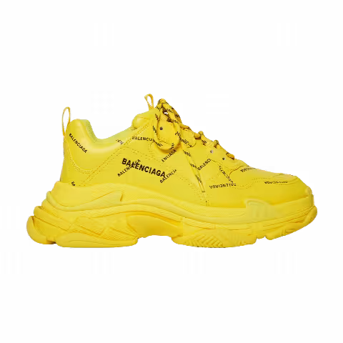 Balenciaga Triple S Sneaker 'Allover Logo - Yellow'