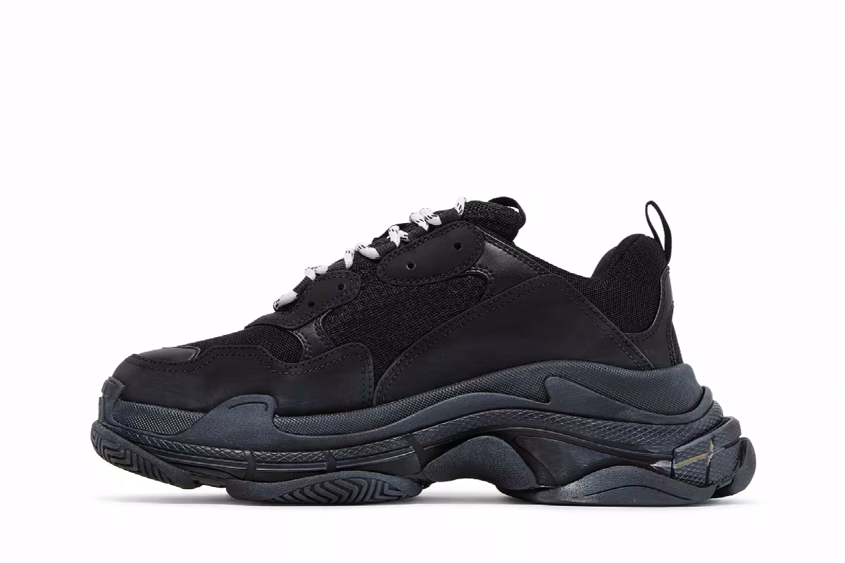 Balenciaga Triple S Sneaker Black, view 4