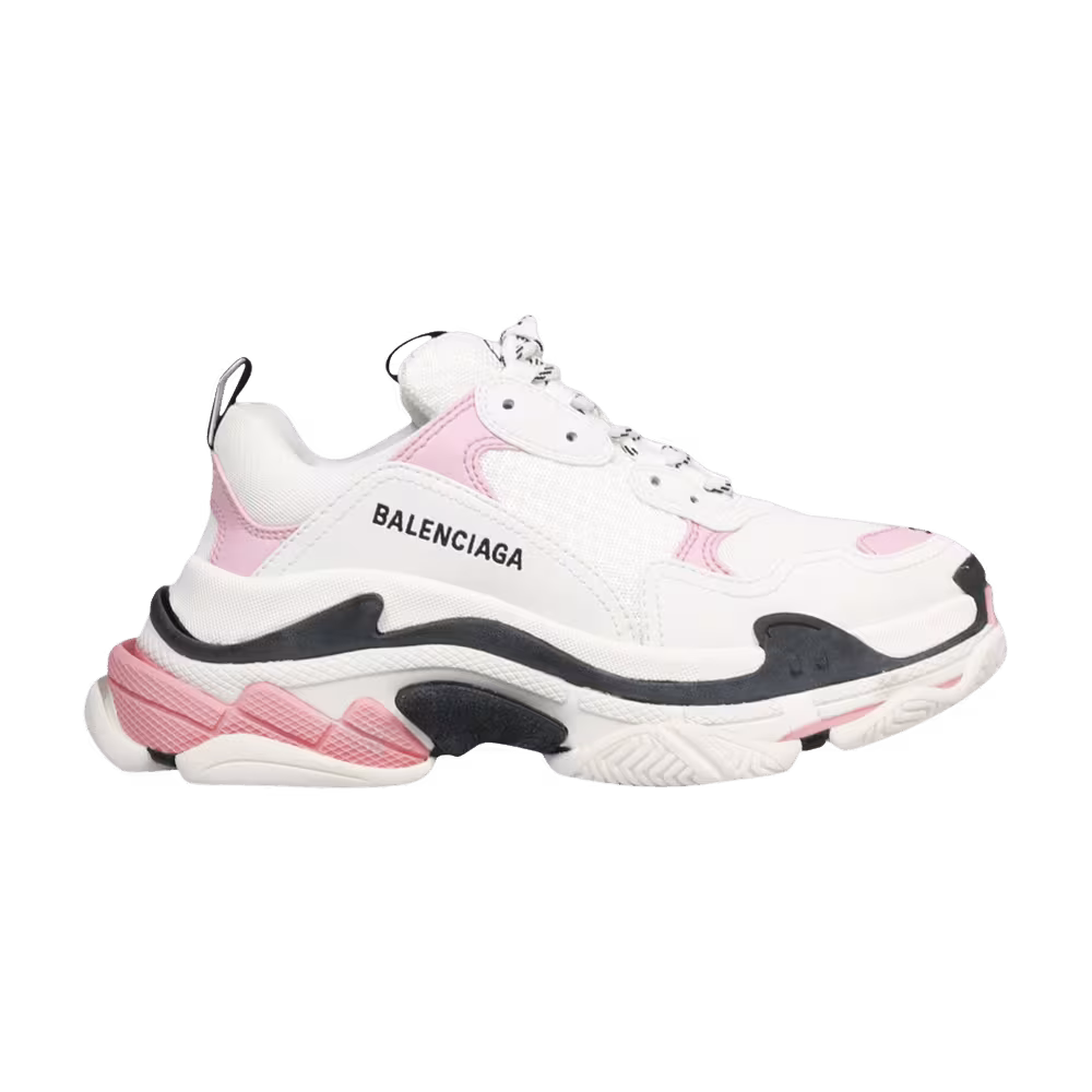 Balenciaga Women's Triple S White Light Pink