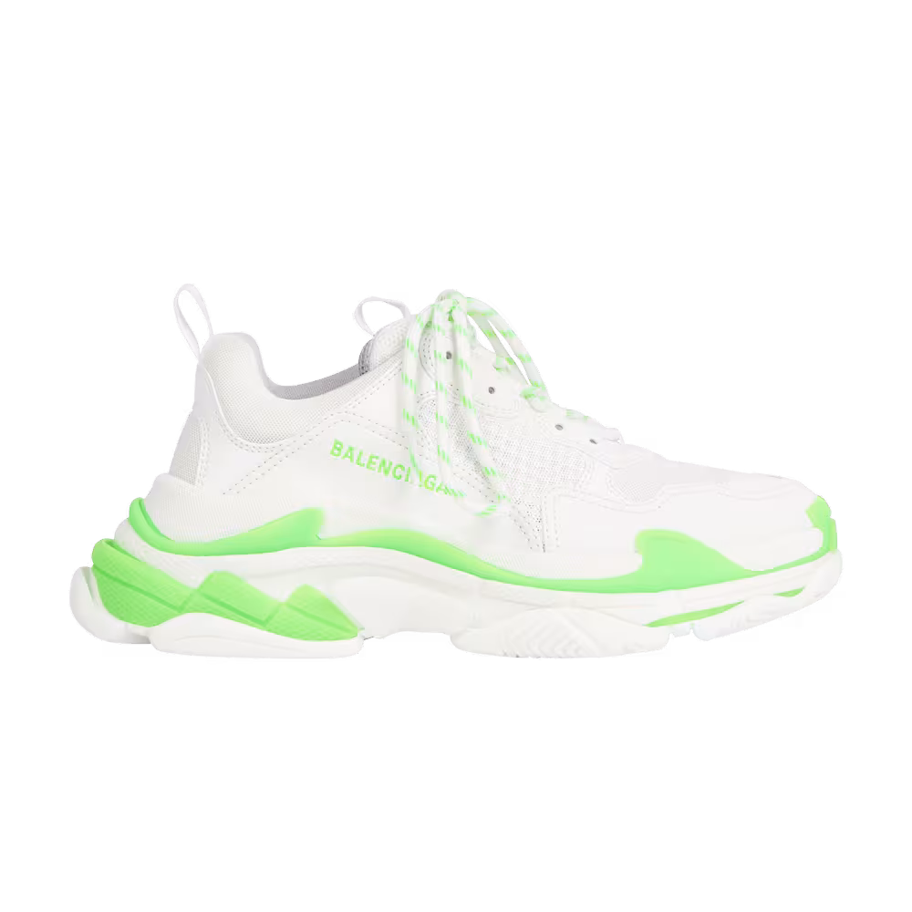 Balenciaga Women's Triple S Sneaker Fluo Green