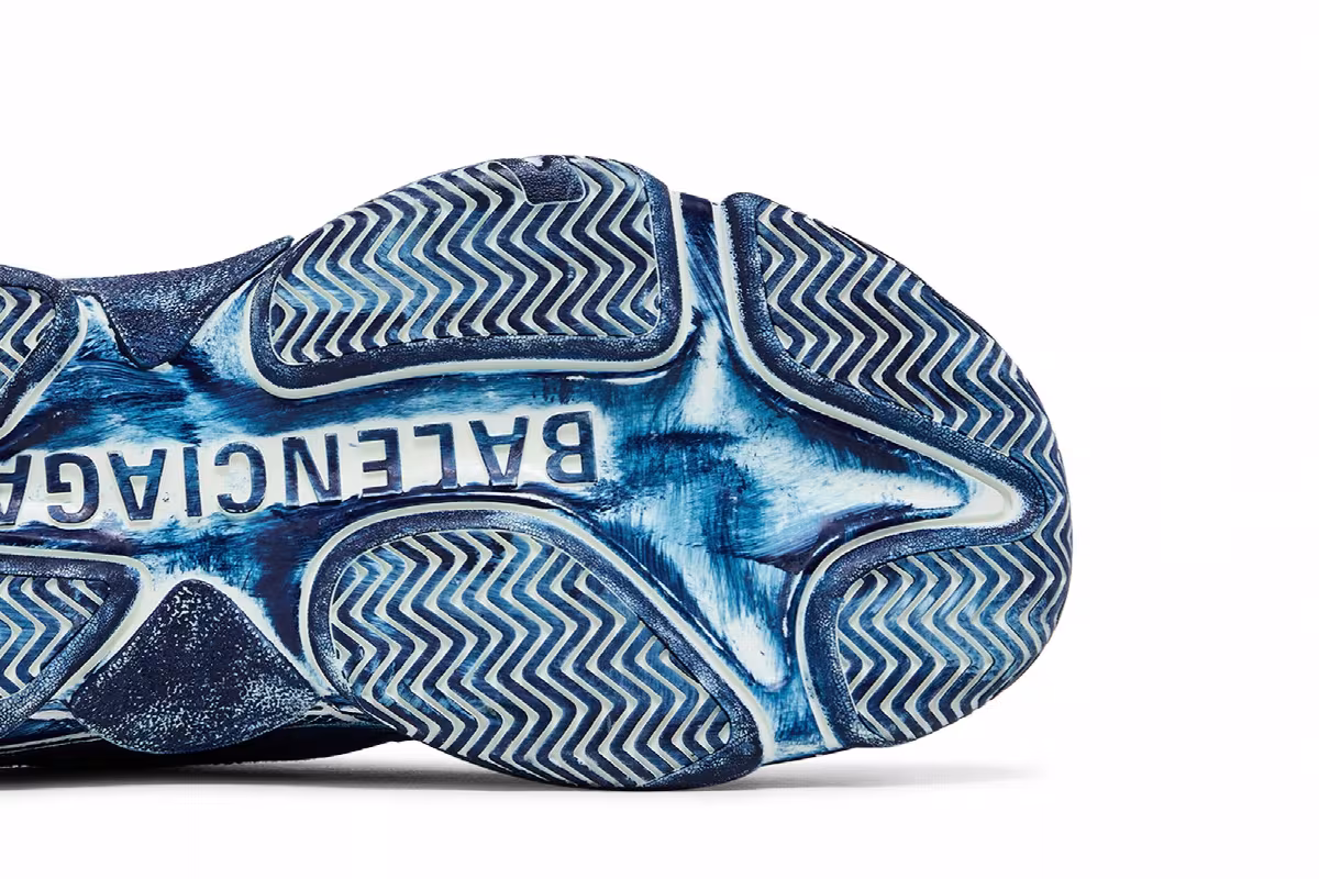Balenciaga Triple S Sneaker Dark Blue, view 6