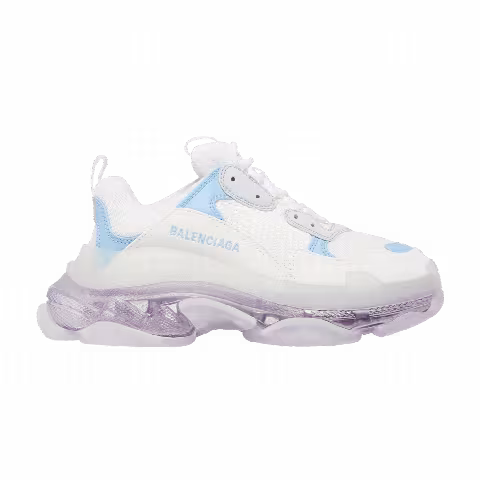 Balenciaga Wmns Triple S 'Clear Sole - Light Blue Purple'