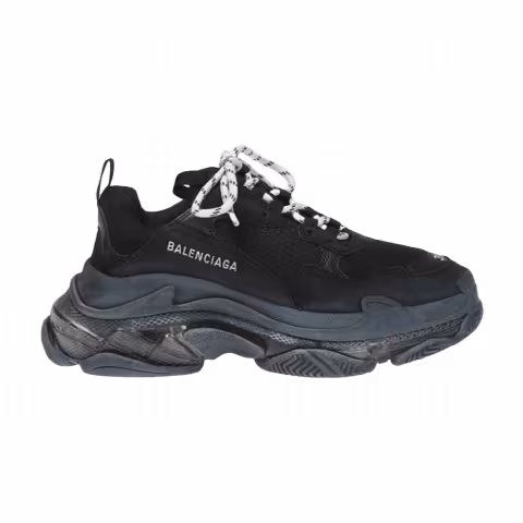 Balenciaga Wmns Triple S Trainer 'Black Clear Sole'