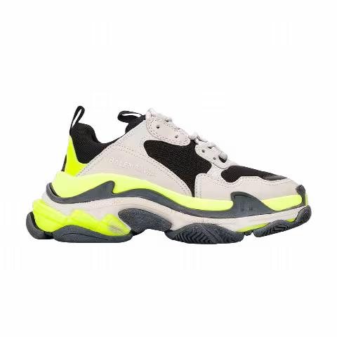 Balenciaga Wmns Triple S Trainer 'Grey Yellow Fluo'