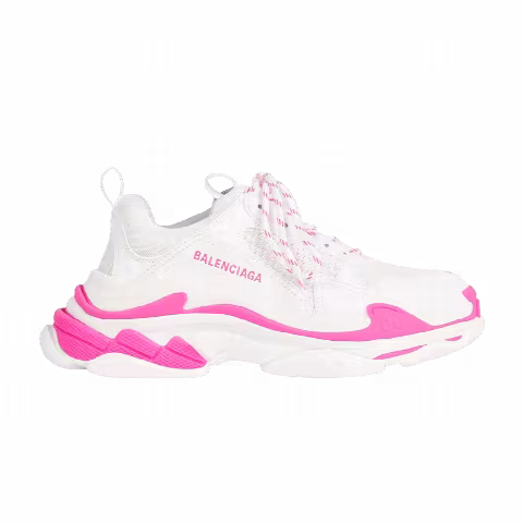 Balenciaga Wmns Triple S Sneaker 'White Fluo Pink'