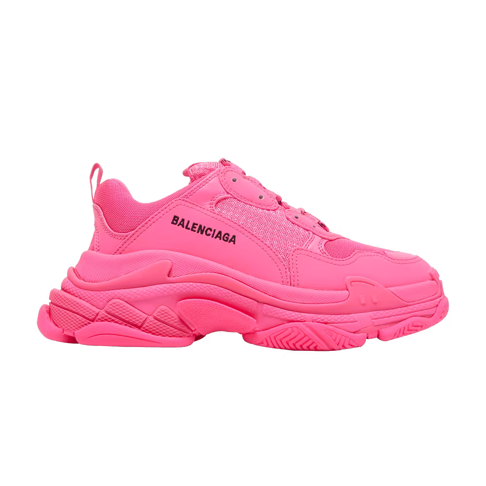 Balenciaga Women's Triple S Sneaker Fluo Pink