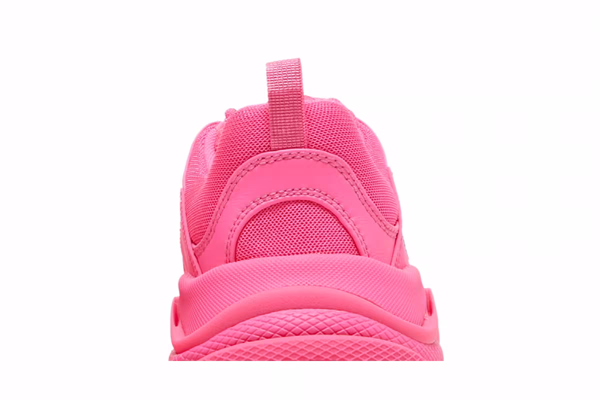 Balenciaga Women's Triple S Sneaker Fluo Pink, view 8