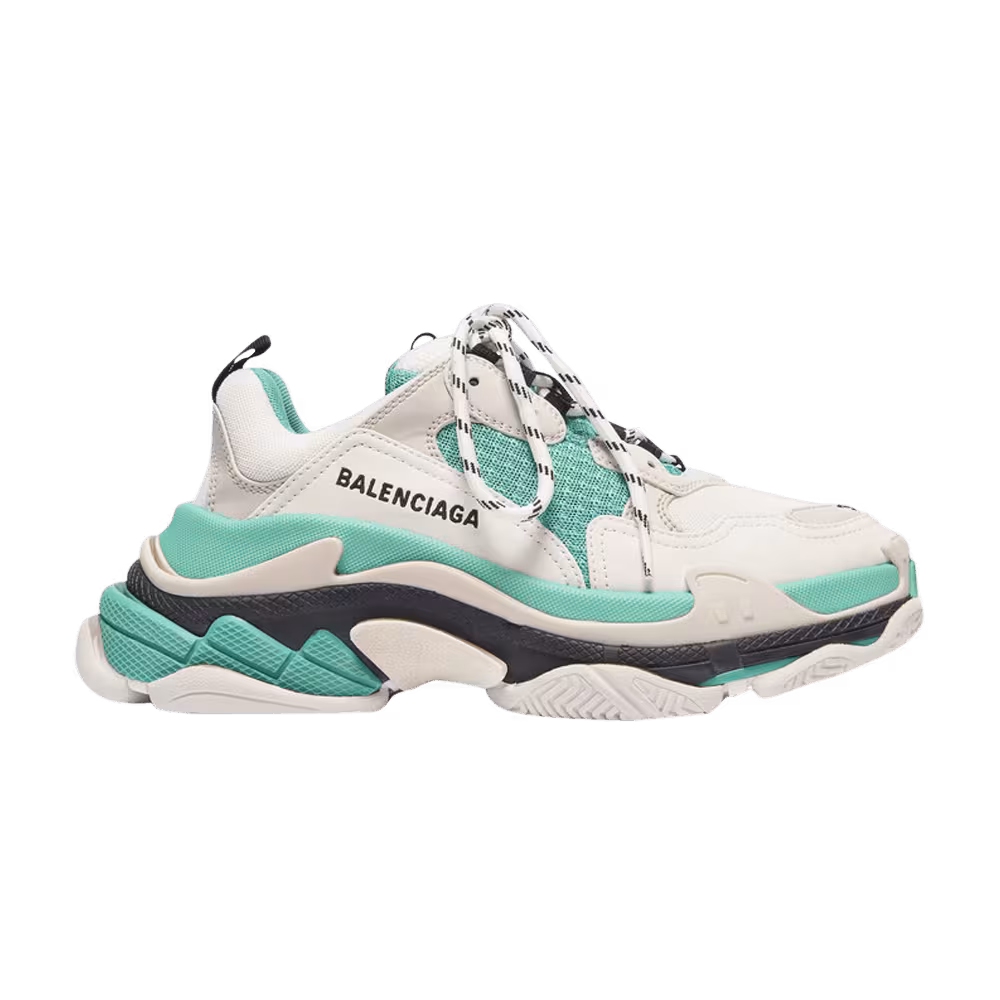 Balenciaga Women's Triple S White Green 2019