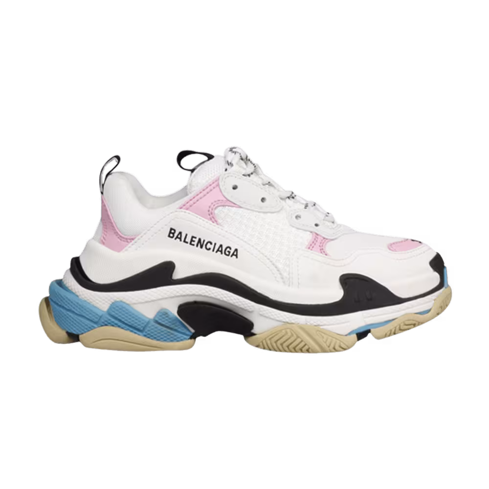 Balenciaga Women's Triple S Trainer White Pink