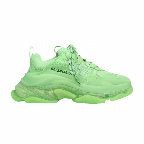 Balenciaga Wmns Triple S Clear Sole Trainer 'Neon Green'