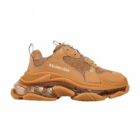 Balenciaga Wmns Triple S 'Clear Sole - Light Camel'