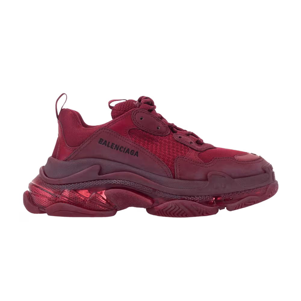 Balenciaga Triple S Sneaker Burgundy