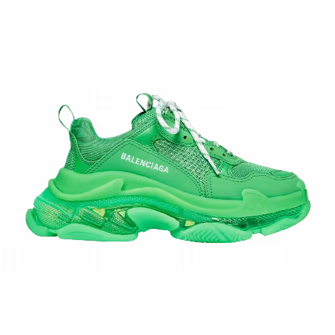Balenciaga Wmns Triple S Sneaker 'Clear Sole - Green'