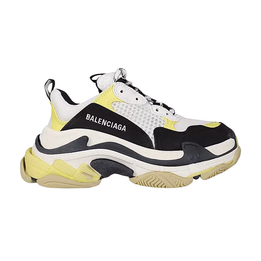 Balenciaga Women's Triple S Black Yellow