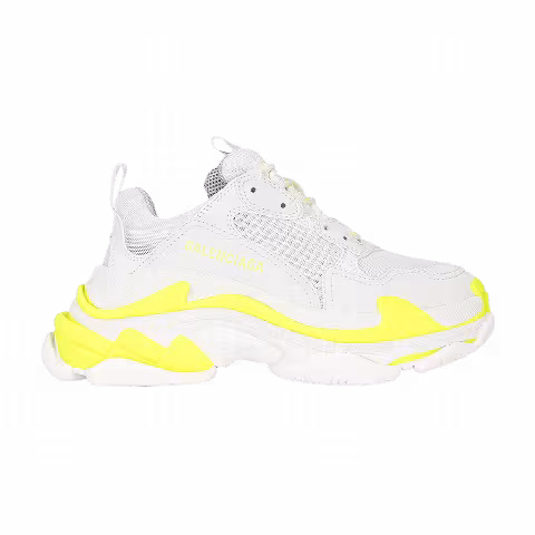Balenciaga Wmns Triple S Sneaker 'White Fluo Yellow'