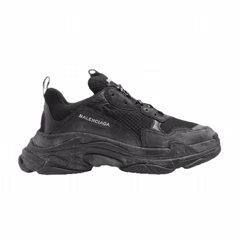 Balenciaga Wmns Triple S 'Distressed Black'