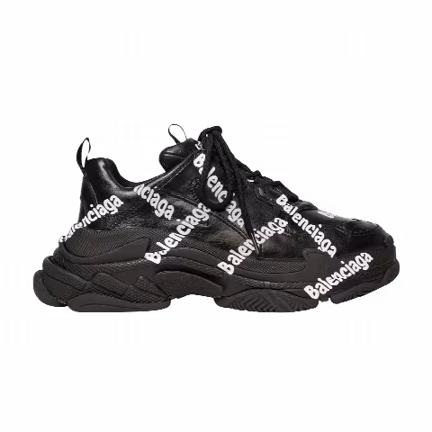 Balenciaga Wmns Triple S 'Logotype - Black'