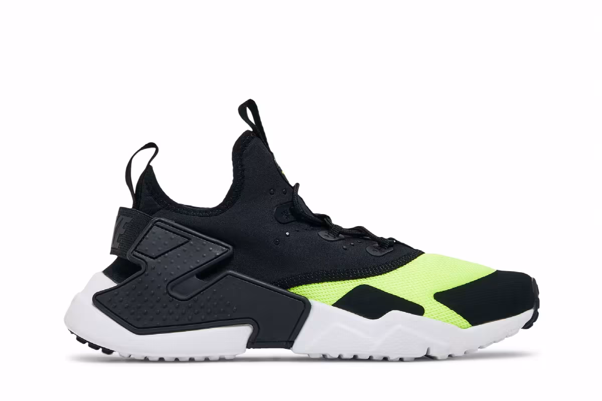 Nike Huarache Drift GS Black Volt, view 2