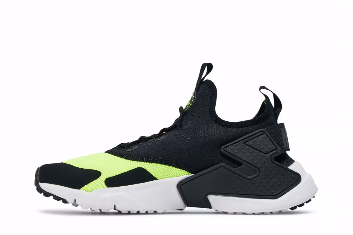 Nike Huarache Drift GS Black Volt, view 4