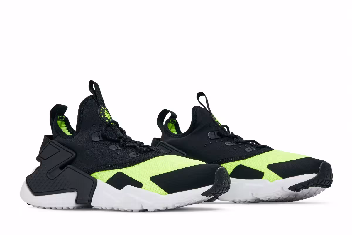 Nike Huarache Drift GS Black Volt, view 9