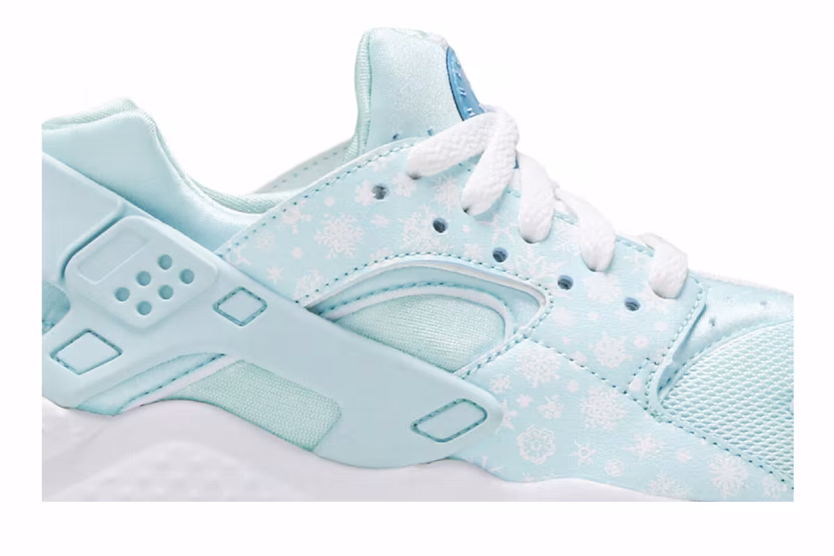 Nike Huarache Run Print GS Blue Lagoon, view 3