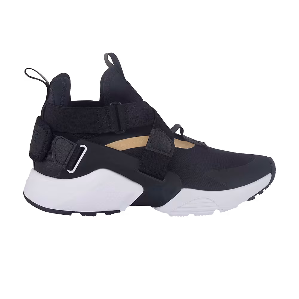 Nike Huarache City GS Black Metallic Gold